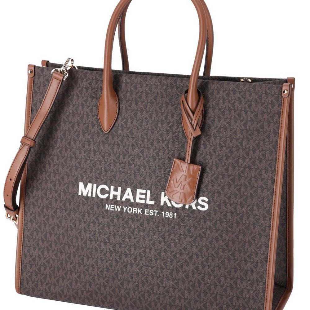 MICHAEL Michael Kors Brown Monogram Tote